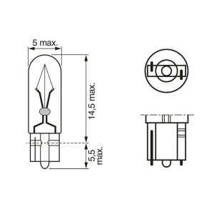 ΛΑΜΠΕΣ BOSCH ECO 12V W1.2 BOSCH