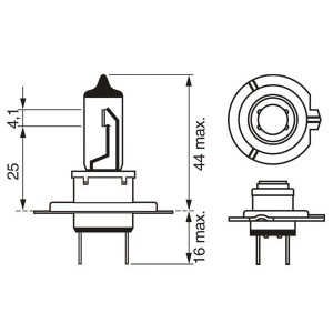 ΛΑΠΜΑ  ECO 12V H7 BOSCH