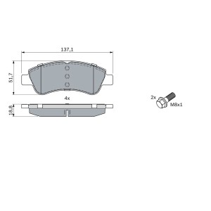 ΣΕΤ ΤΑΚΑΚΙΑ ΕΜΠΡΟΣ BOSCH