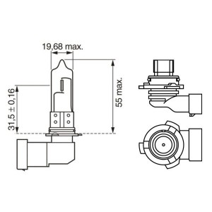 ΛΑΜΠΑ ECO 12V HB4 BOSCH