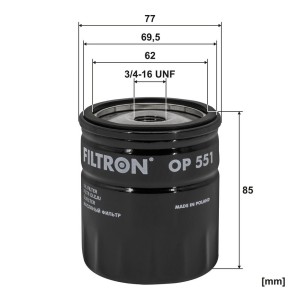ΦΙΛΤΡΟ ΛΑΔΙΟΥ FILTRON F-515