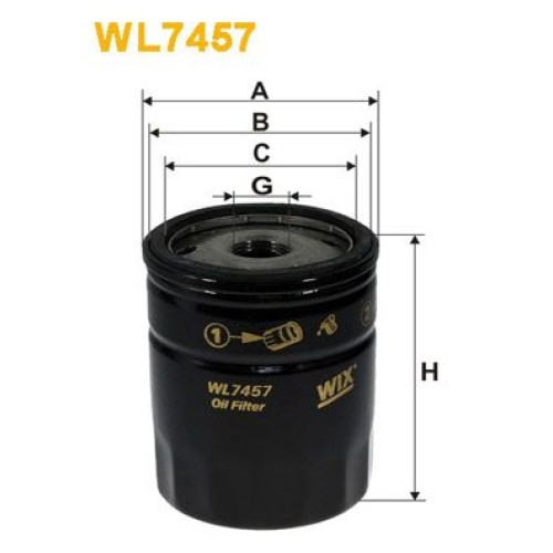 ΦΙΛΤΡΟ ΛΑΔΙΟΥ WIX WL7457 (FL-950)