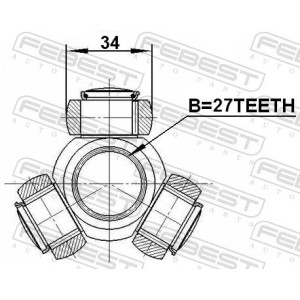 ΣΤΑΥΡΟΣ ΚΕΝΤΡΙΚΟΥ  NISSAN D22/21