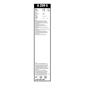 ΥΑΛ/ΡΑΣ BOSCH AEROTWIN 60cm/34cm (A299S)