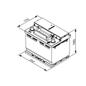 ΜΠΑΤΑΡΙΑ EFB 60Ah BOSCH 640CCA S4E05