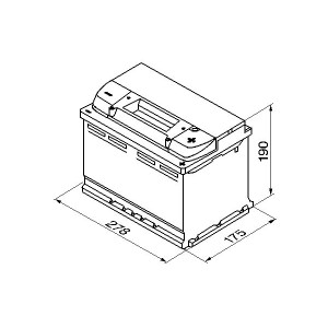 ΜΠΑΤΑΡΙΑ 74Ah BOSCH 680CCA