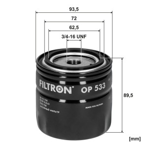 ΦΙΛΤΡΟ ΛΑΔΙΟΥ FILTRON F-502