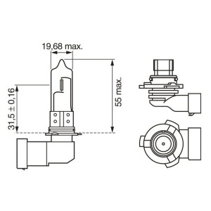ΛΑΜΠΕΣ ECO 12V HB3 BOSCH
