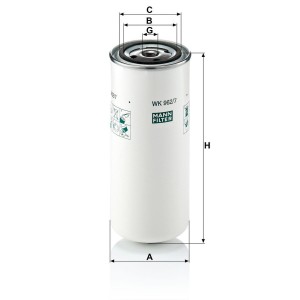 ΦΙΛΤΡΟ ΠΕΤΡΕΛΑΙΟΥ MANN FK-5764