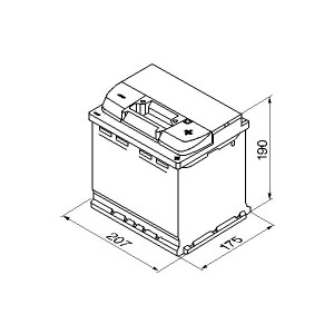 ΜΠΑΤΑΡΙΑ 52Ah BOSCH 470CCA