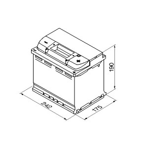 ΜΠΑΤΑΡΙΑ 60Ah BOSCH 540CCA