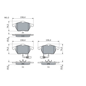 0986424482 - ΣΕΤ ΤΑΚΑΚΙΑ ΕΜ. AUDI A-6 97