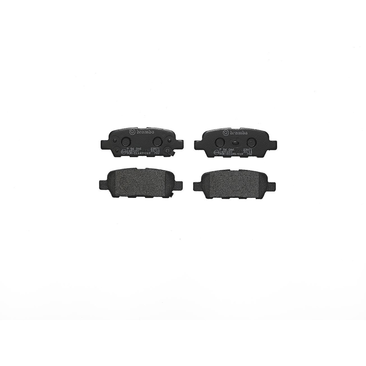 Σετ τακάκια, BREMBO ΠΙΣΩ