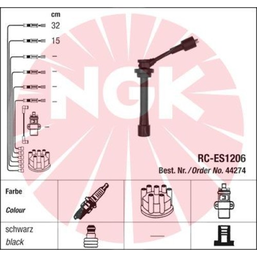 RCES1206 (44274) ΣΕΤ ΜΠΟΥΖΟΚΑΛΩΔΙΑ NGK